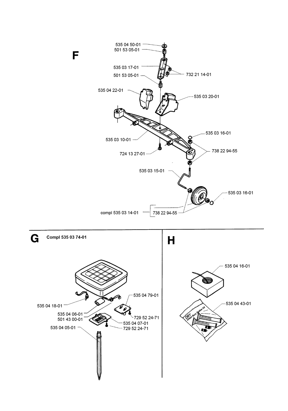 Solar Mower-(I9600243)-Husqvarna-PB-3Break Down